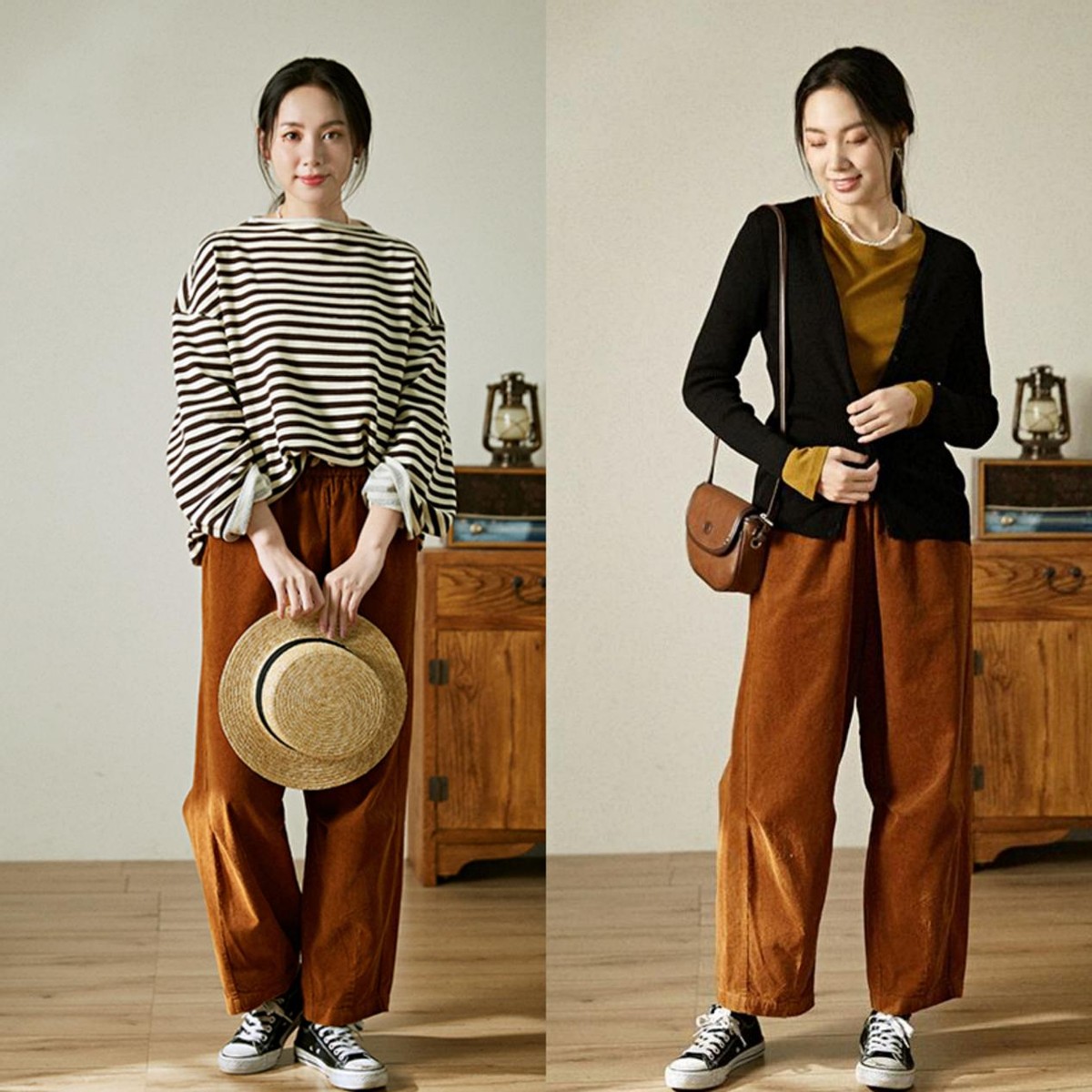 宽松打底衫外穿个性穿法,流行打底衫穿法