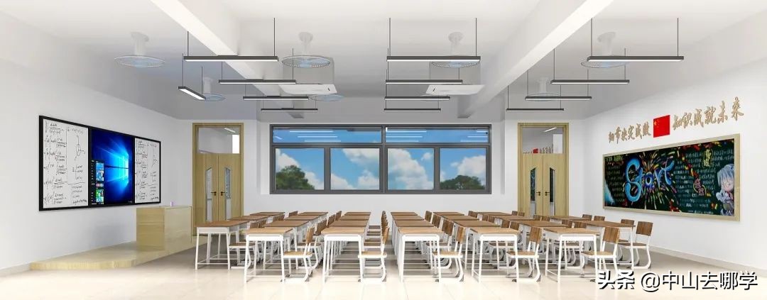 中山市永安中学参观,中山永安中学学校全貌