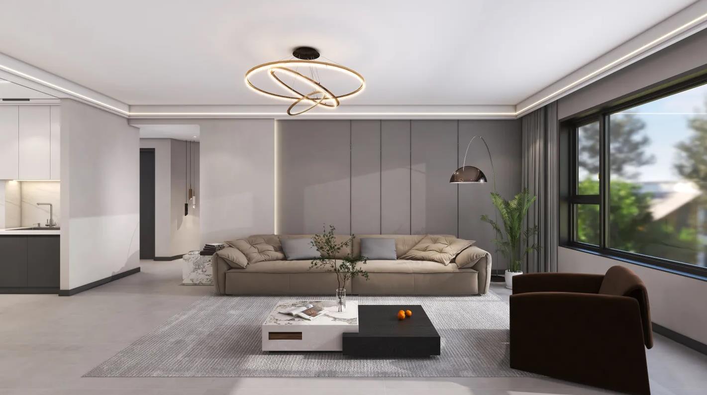 家装风格效果图大全轻奢110平,轻奢风格家装餐厅平面图