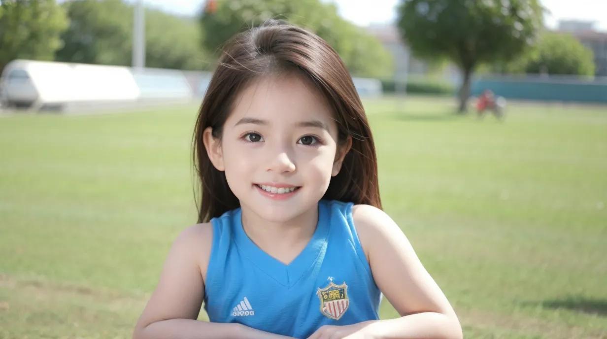 足球小宝贝图,可爱又漂亮的足球宝贝图片