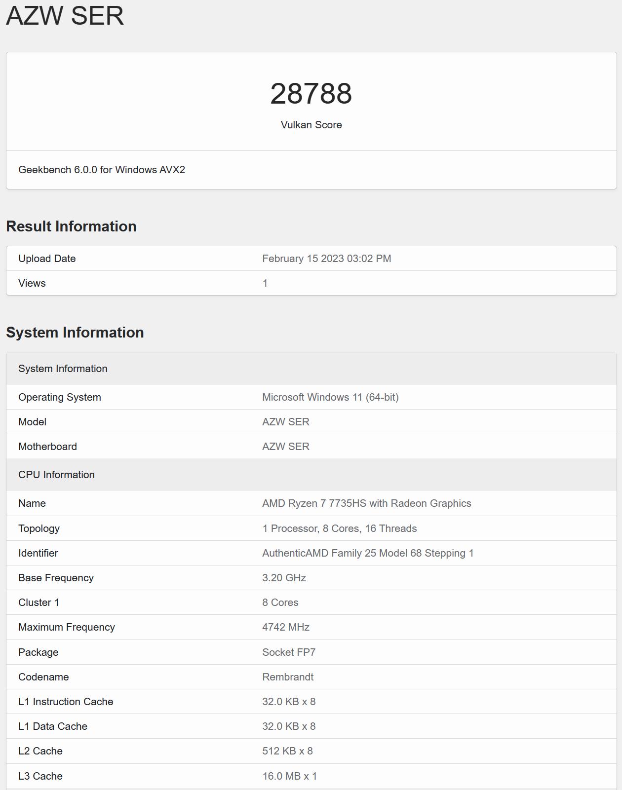 搭载R7-7735HS零刻SER6ProVEST,马甲版深度测试