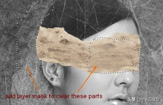 “痛苦”-创建这个怪异的抽象照片处理，百航之星vv云课堂教程