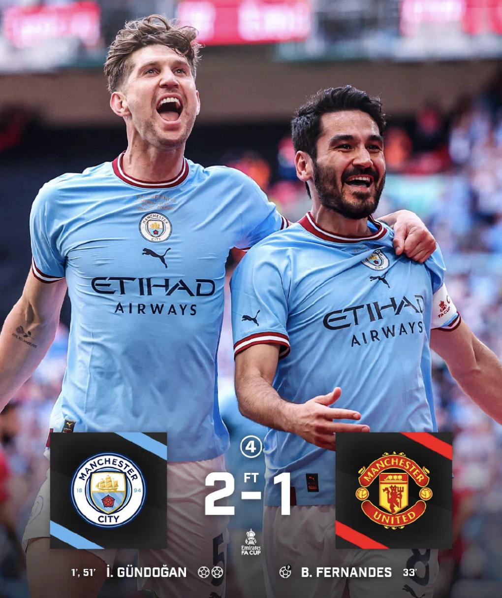 曼城夺得足总杯冠军,曼城夺得足总杯冠军海报