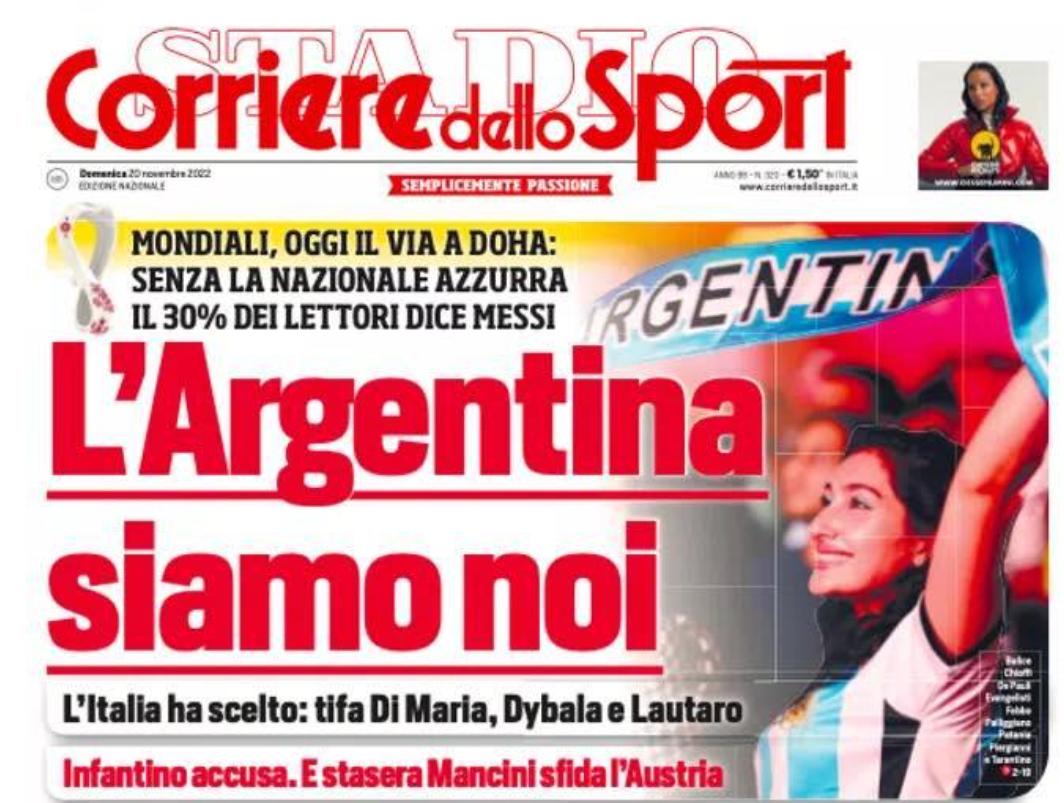 意大利球迷支持阿根廷,意大利人民支持墨索里尼吗