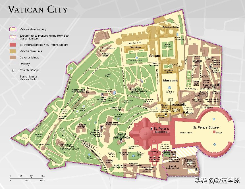 梵蒂冈为什么没有被侵略,梵蒂冈真的是面积最小吗
