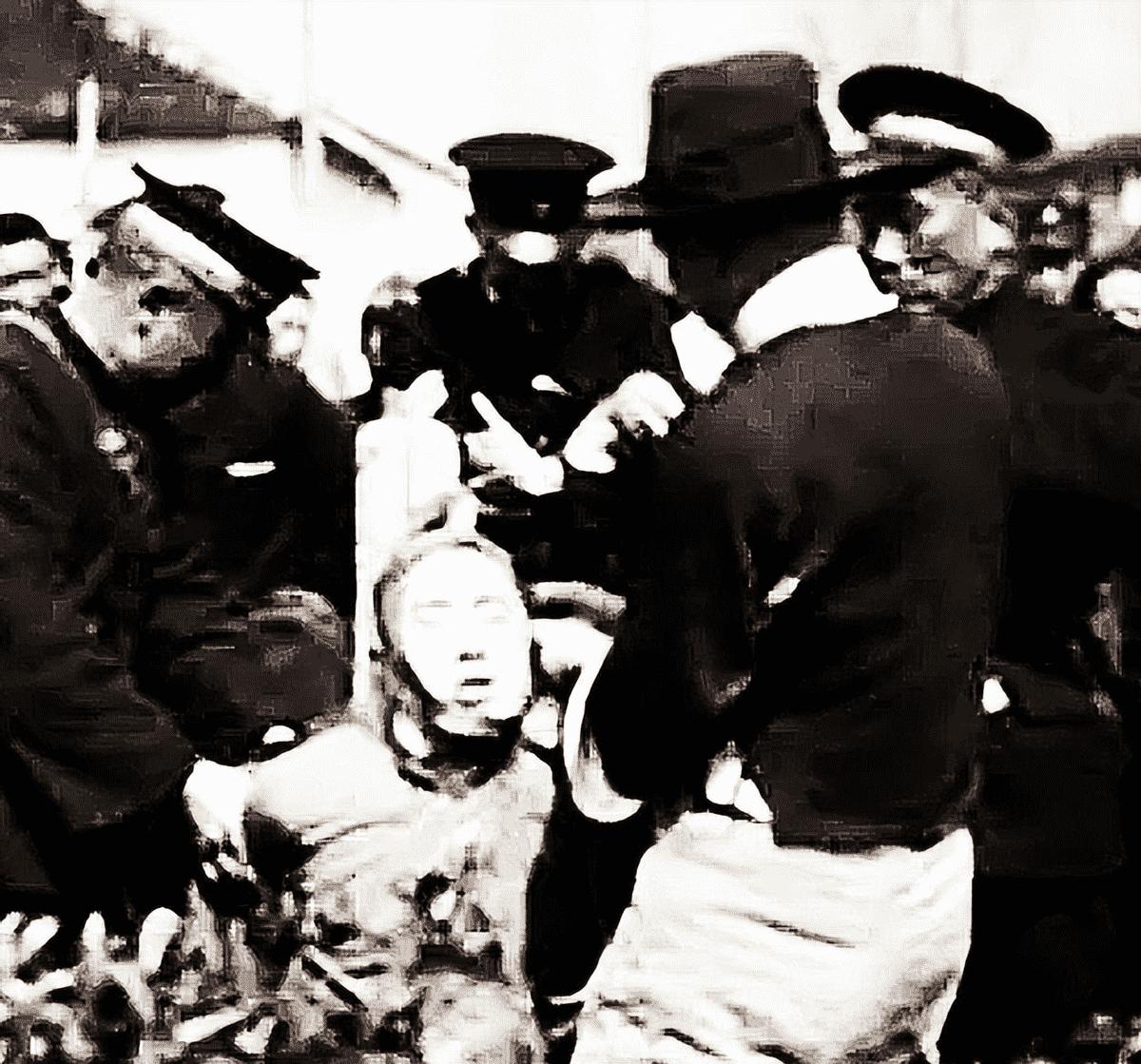 纳粹老照片15张,纳粹老照片犹太妇女