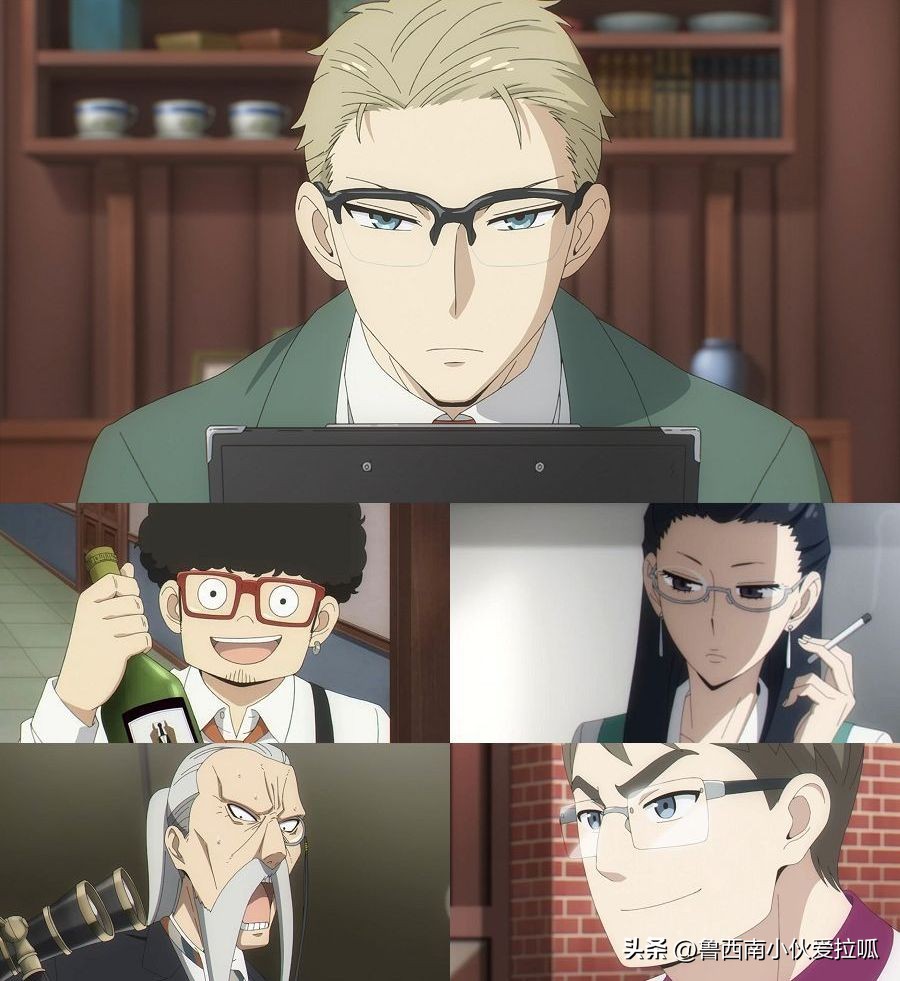 盘点名侦探柯南中眼睛会发光的人,绀青之拳片尾柯南戴眼镜