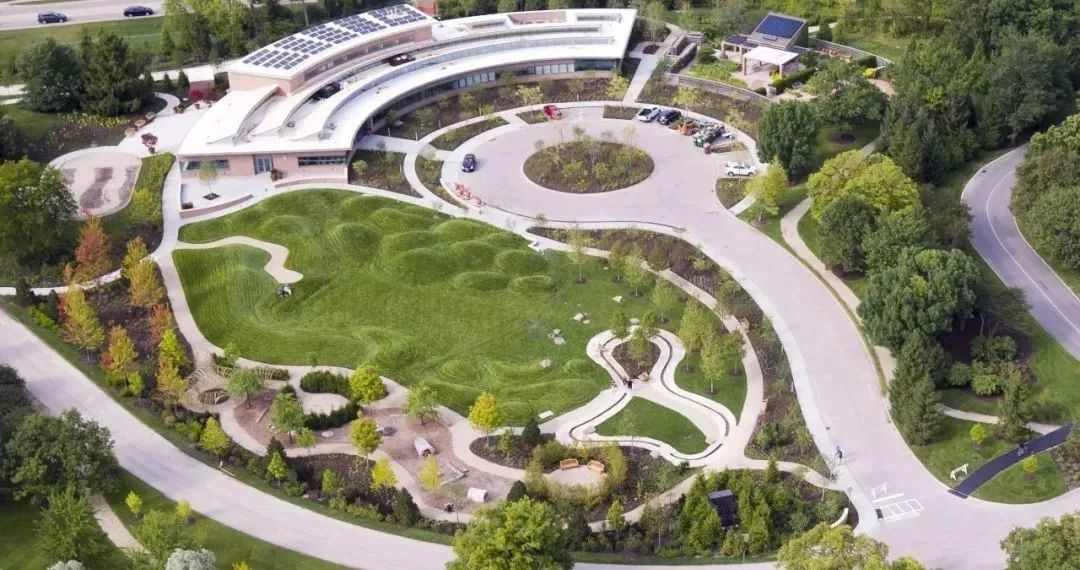 大学校园绿化设计,现代校园绿化规划设计