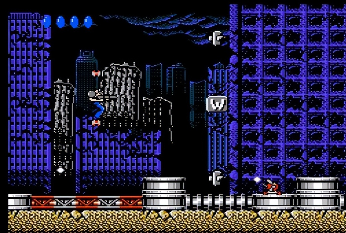 fc红白机卡带排行,用fc红白机玩魂斗罗三