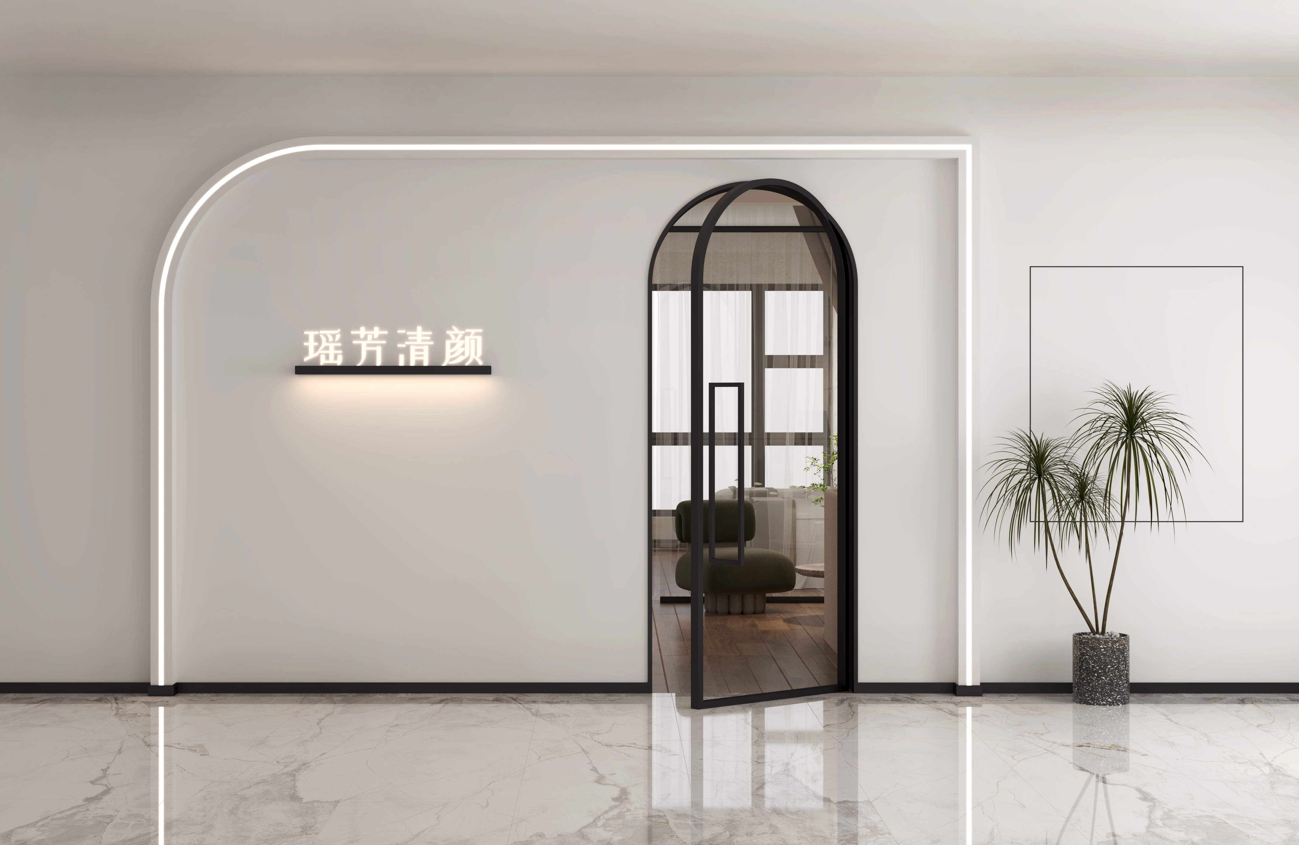 2020最火轻奢美容院装修风格,美容院2024门店最新装修风格