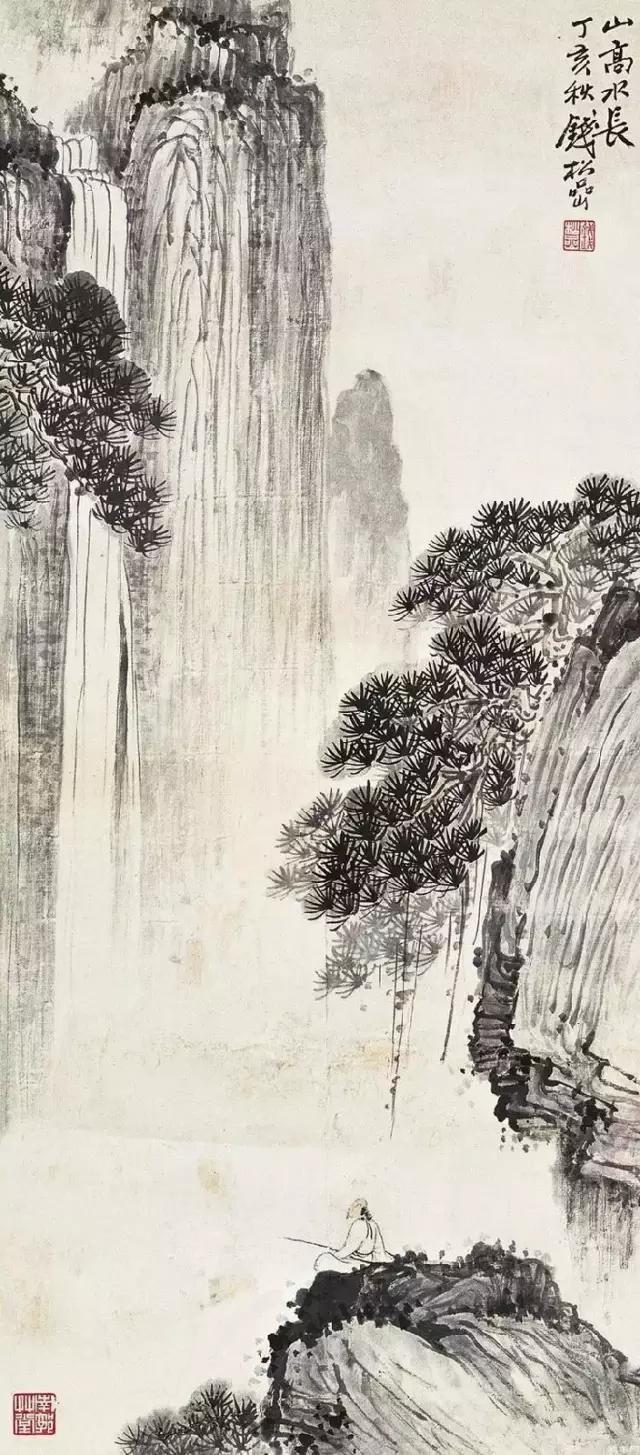 金陵山水画名画欣赏,金陵五大家诗意山水画欣赏