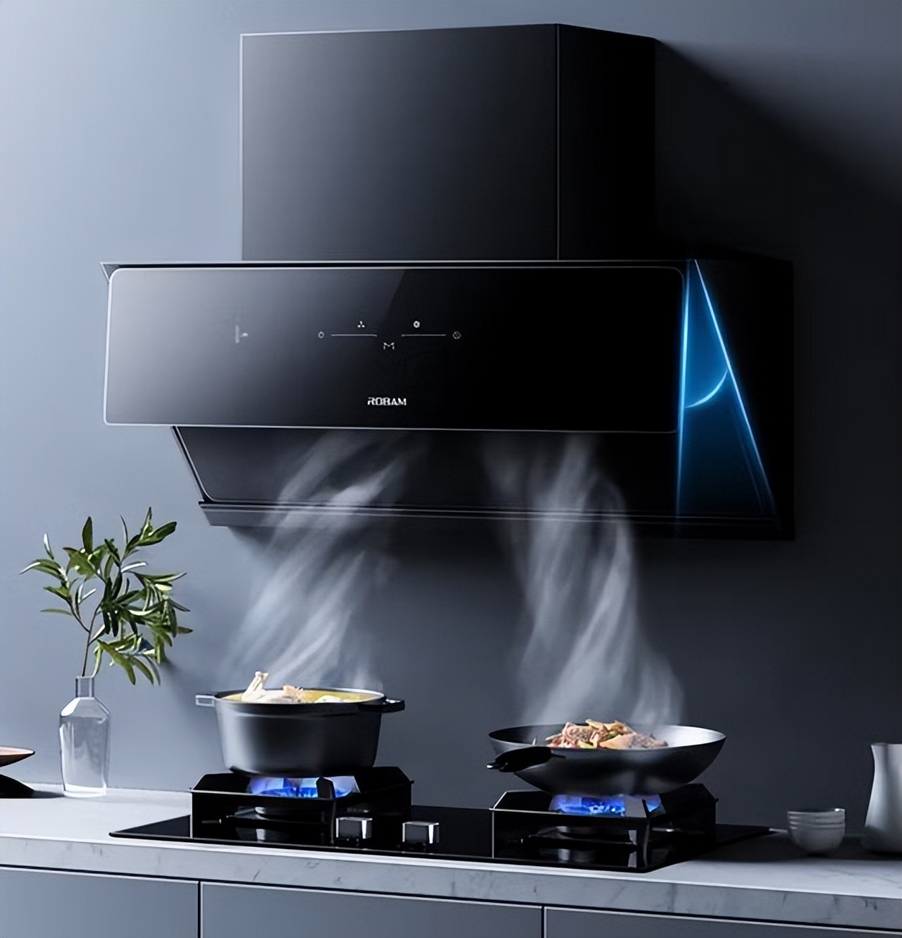 油烟分离超静音大吸力抽油烟机,高品质大吸力油烟分离抽油烟机