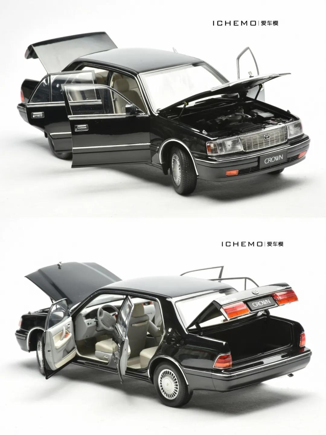 开箱报告|情怀有价！其辉1:18丰田皇冠JZS155汽车模型