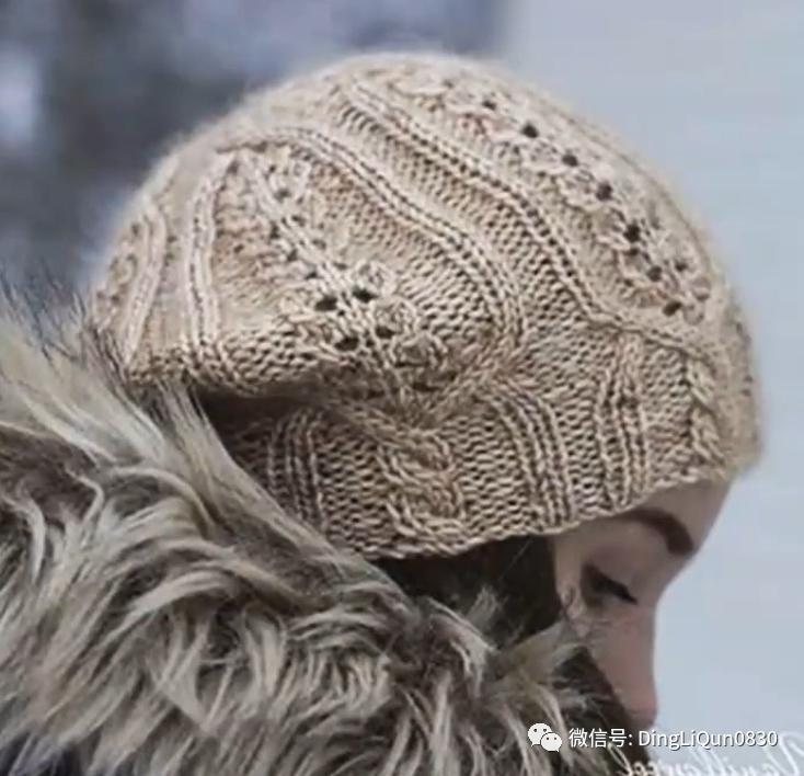 针织帽贝雷帽,针织时尚贝雷帽高级感