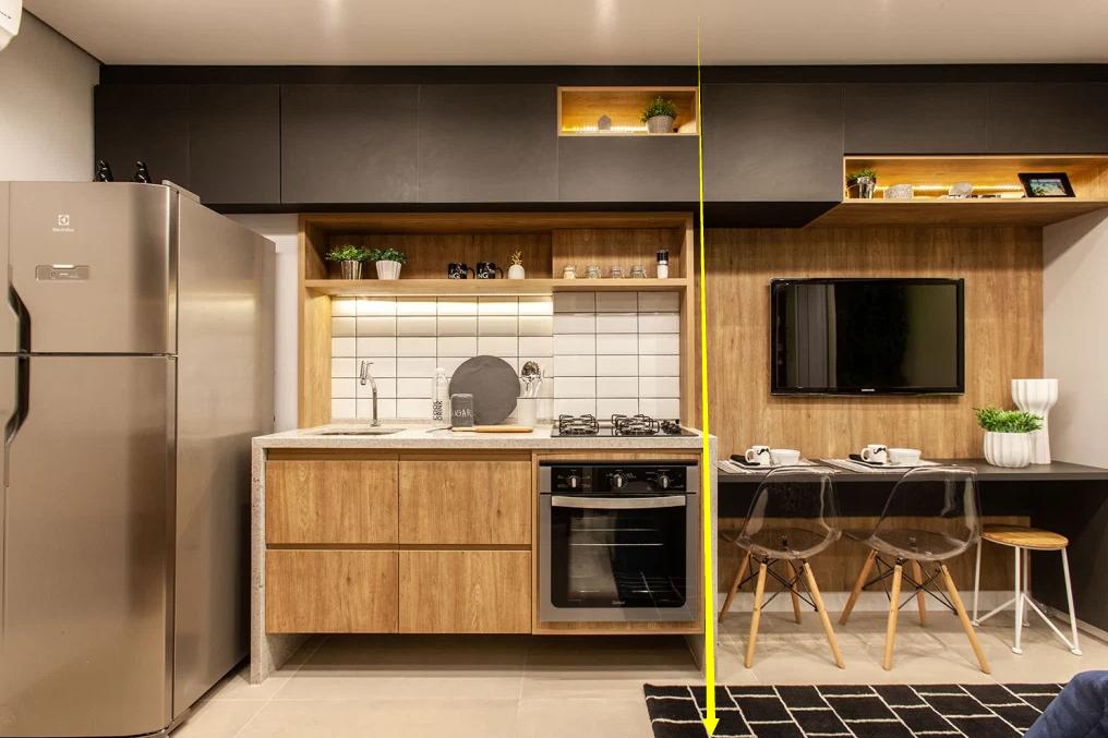 厨房改造开放式厨房加吧台,厨房改造半开放式厨房加吧台