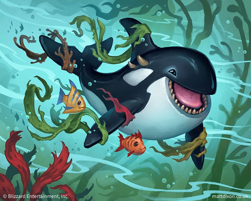 炉石传说原画神兽,炉石传说巨型原画