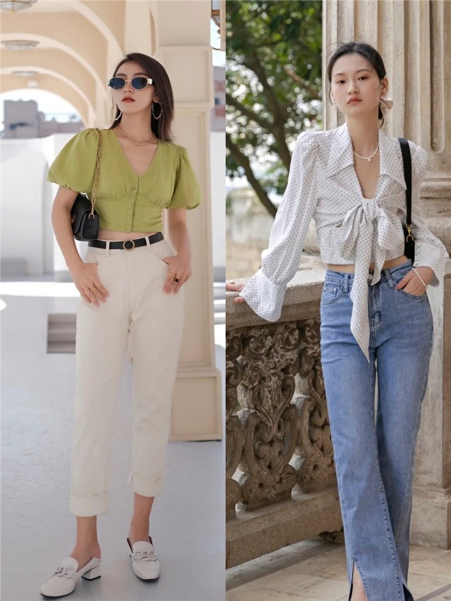 夏天上衣最流行的有哪些,女士夏季高档中袖上衣夏季连衣裙