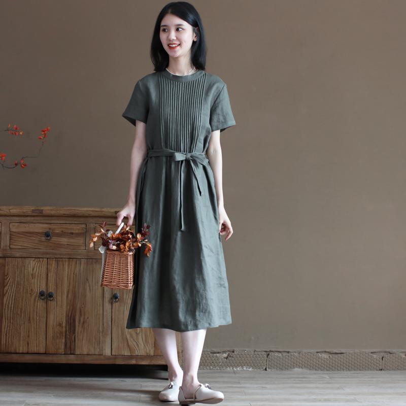 亚麻极简穿搭高级感,亚麻风格穿搭女生