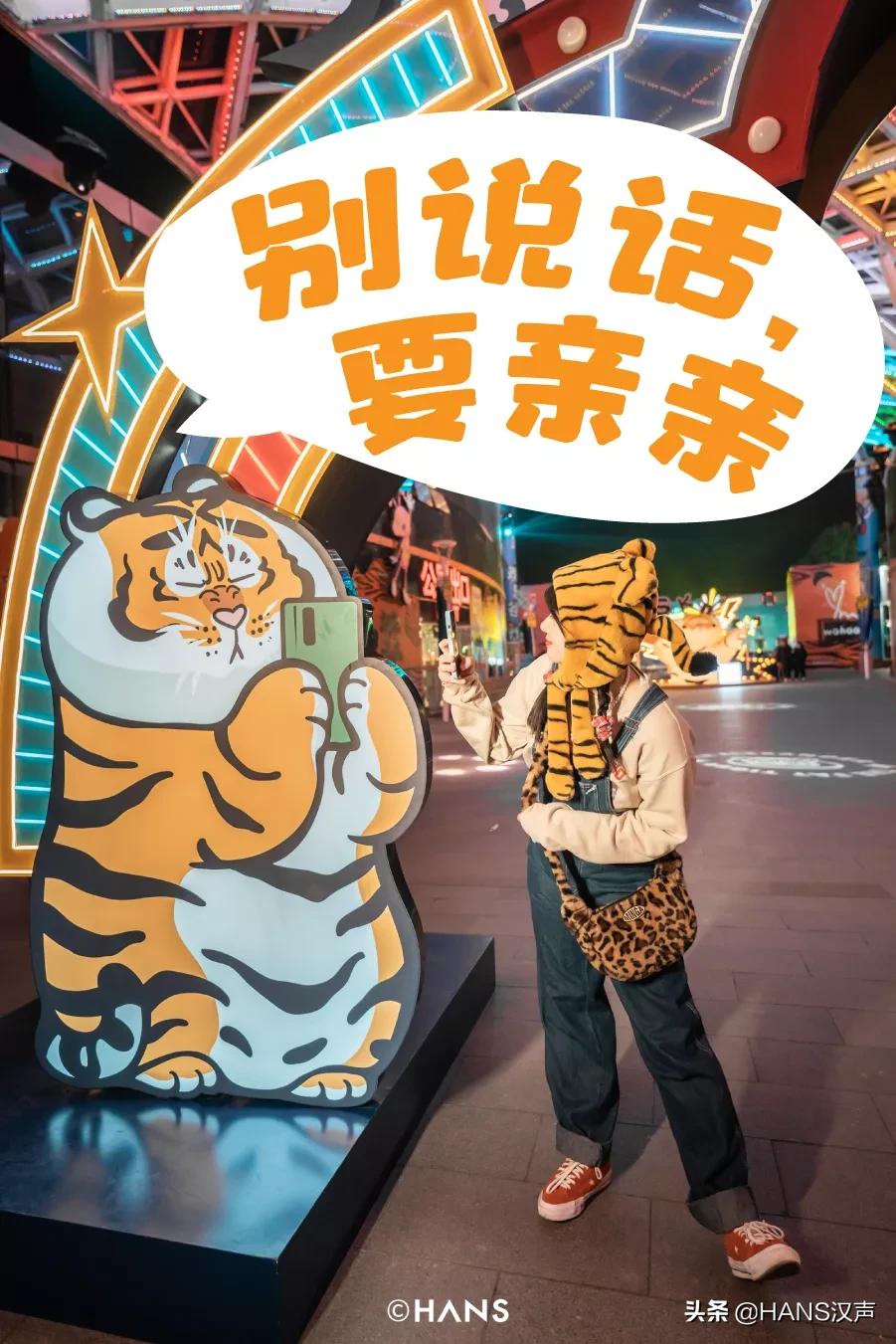 请注意！胖虎出没武汉街头