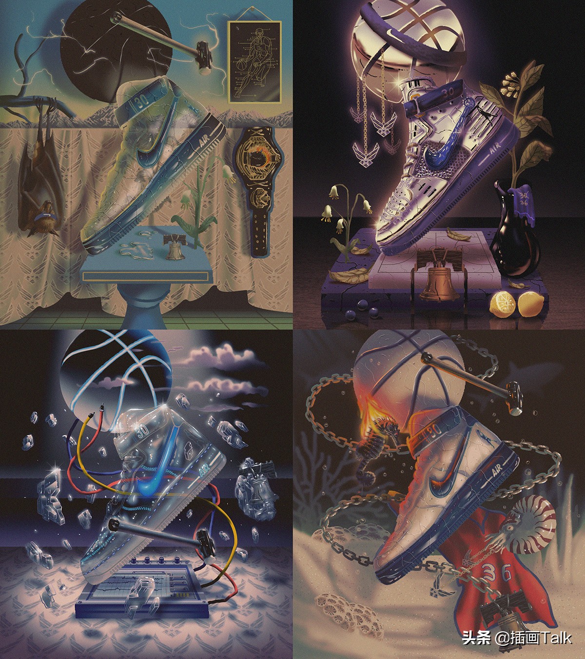 瑞士插画师DexterMaurer，微妙的和谐感