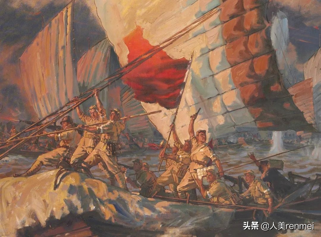 中国风油画装饰画组合,数字油画中国风中国红