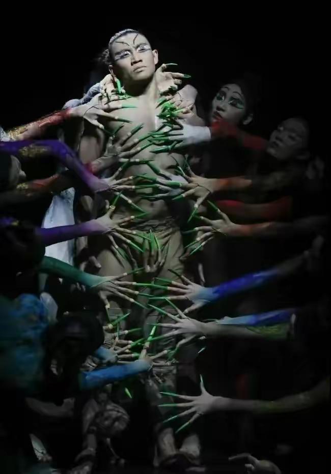 杨丽萍回应舞者造型被指不雅了,杨丽萍男舞者受争议