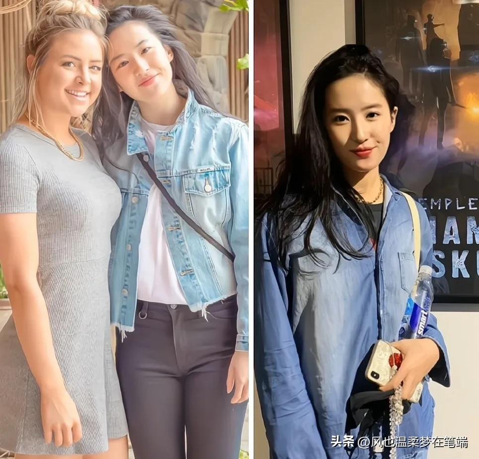 刘亦菲大s同框,刘亦菲和现在明星古装对比