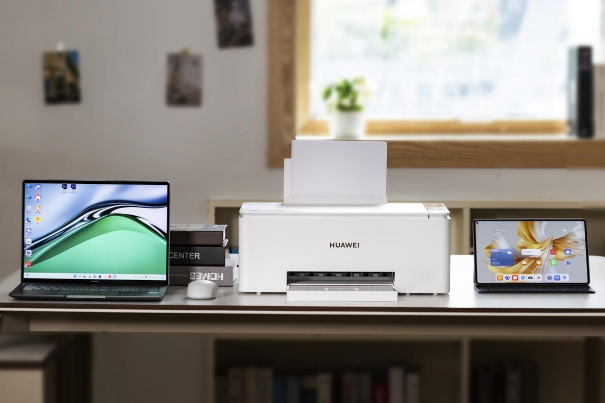 华为打印机pixlabv1打印机测评,华为彩色打印机pixlabv1和x1