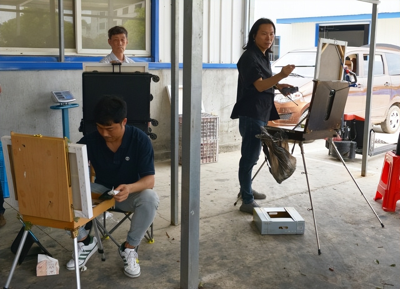 助力乡村文化振兴绘画采风活动,助力乡村振兴书画家