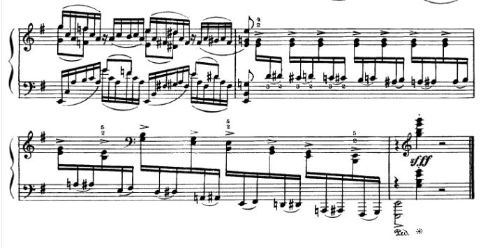 拉赫玛尼诺夫p39no.4教学,拉赫玛尼诺夫练习曲no.4