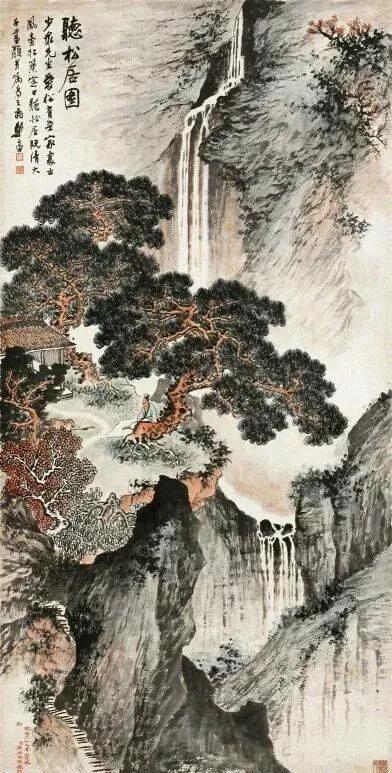 名家余玉奇山水画精品欣赏,古代名家横幅山水画作品欣赏