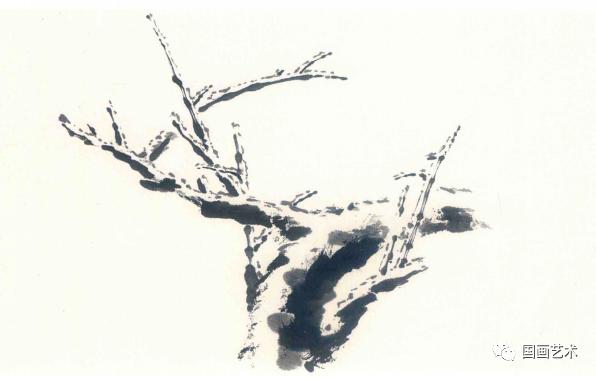 刘存惠梅花的各种画法,梅花基本画法