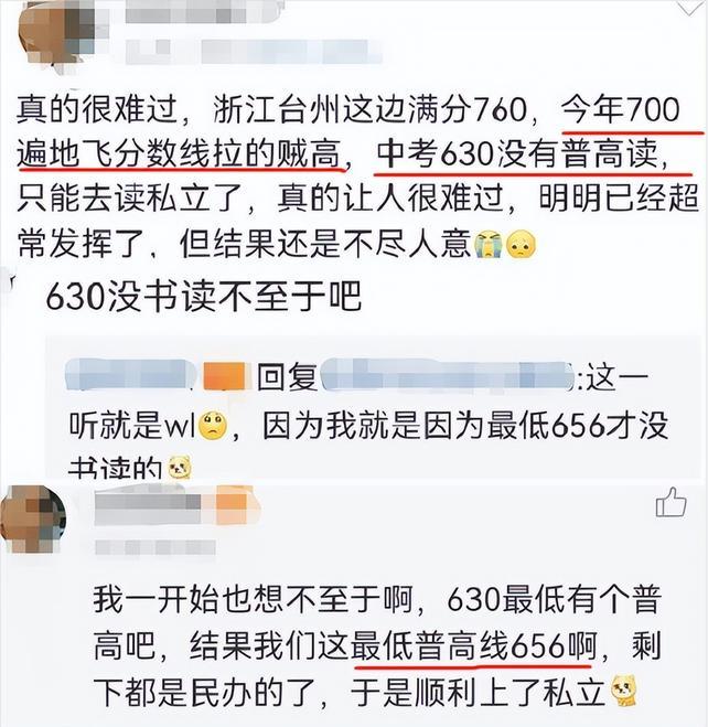 2022年的中考普职分流线是多少,中考普职分流分数线