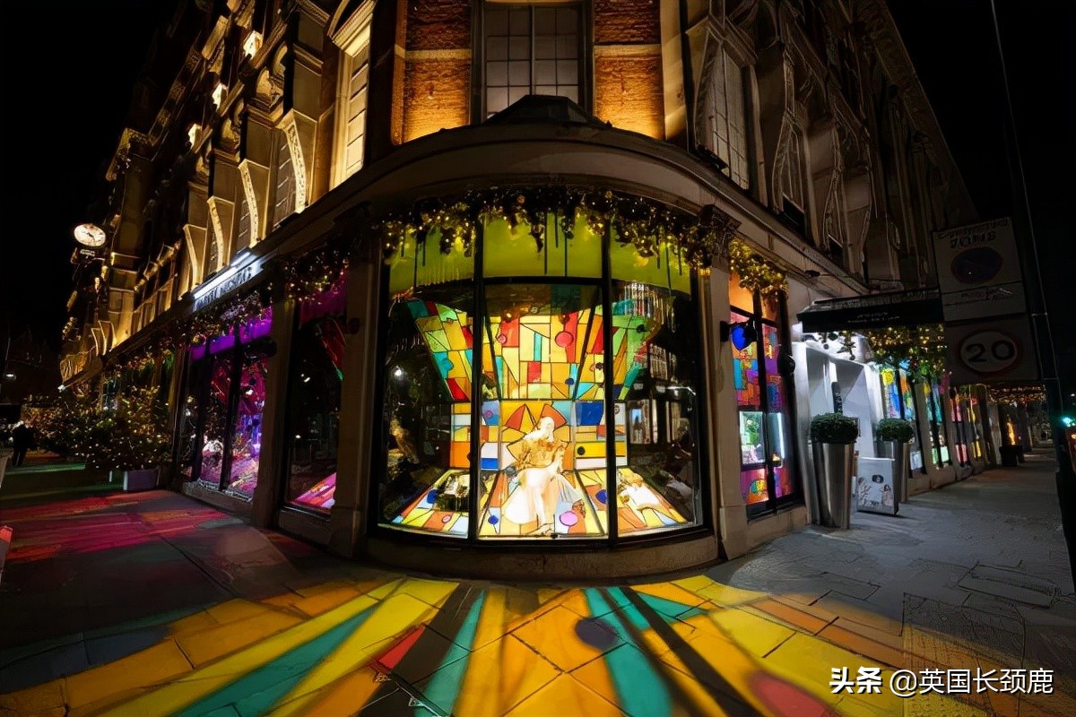 伦敦圣诞橱窗,2021年英国圣诞