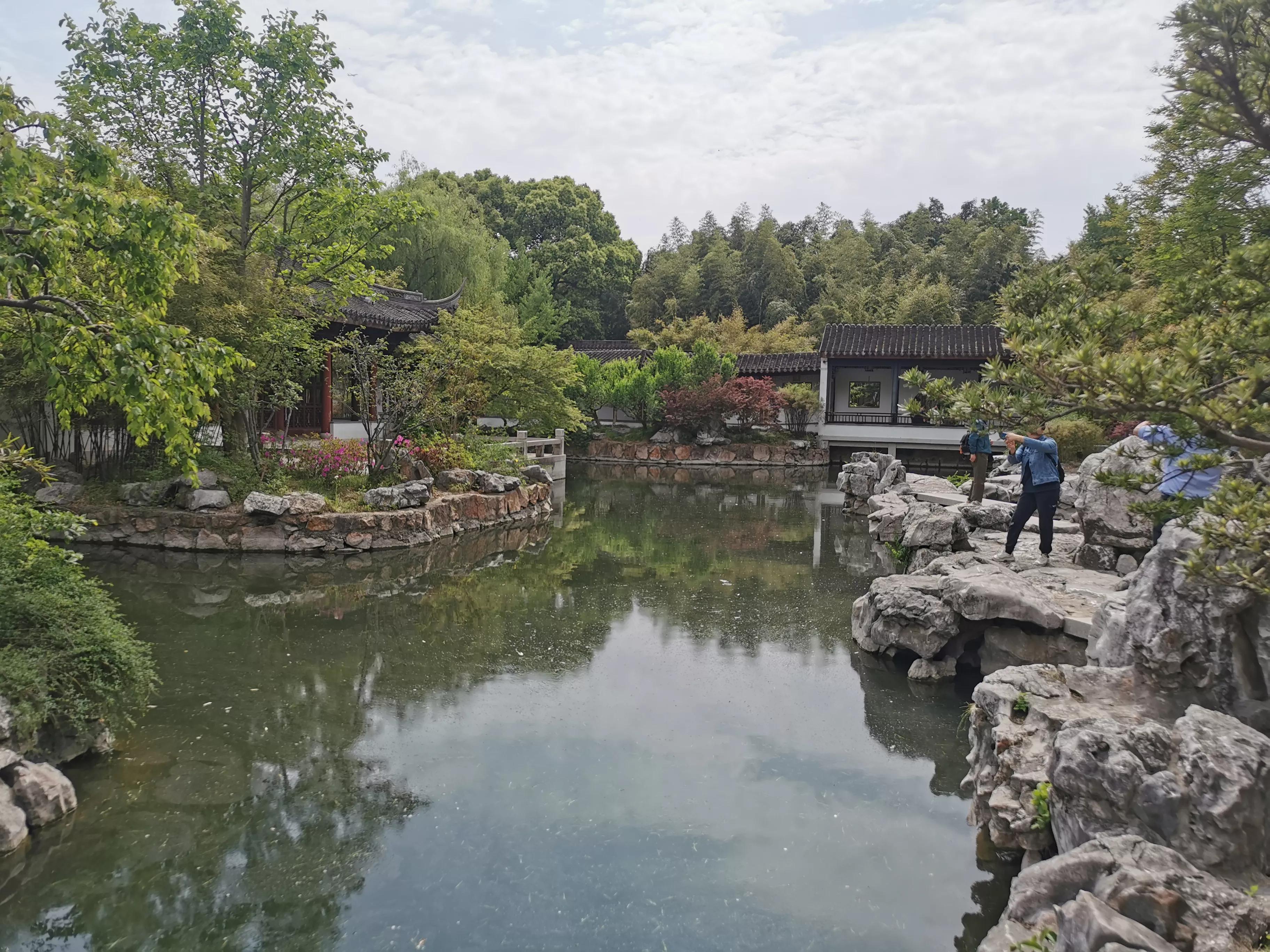 上海园林古猗园,上海古猗园留下美丽景色