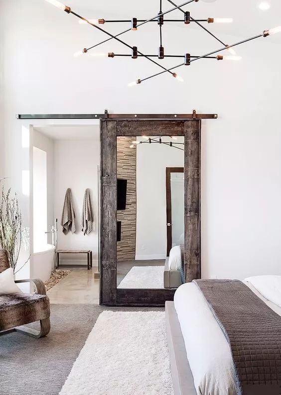 极简推拉门有图,复古极窄推拉门图片