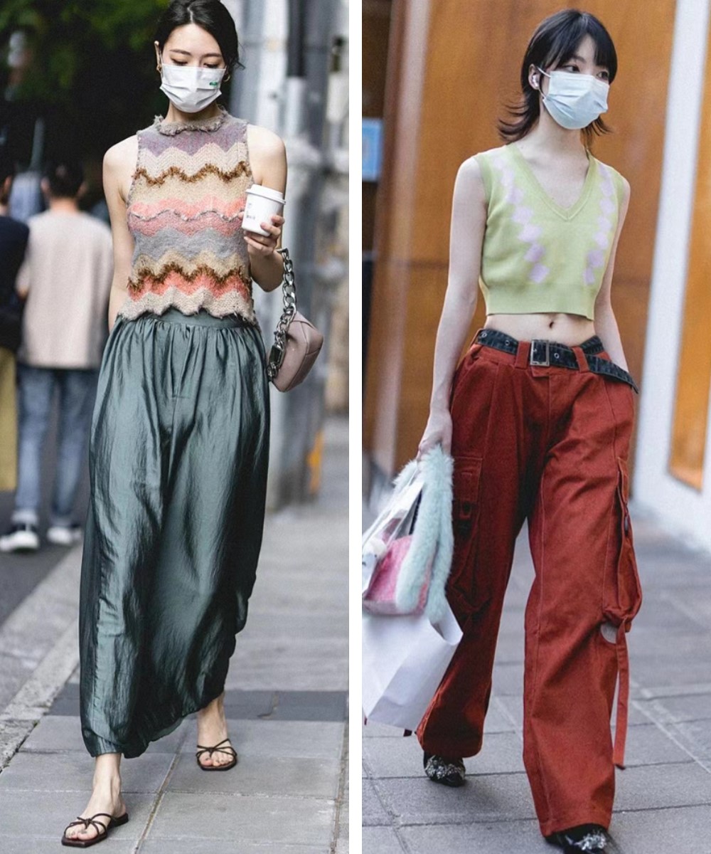 被上海外国女生的穿搭惊艳,被上海女生街拍惊艳到了