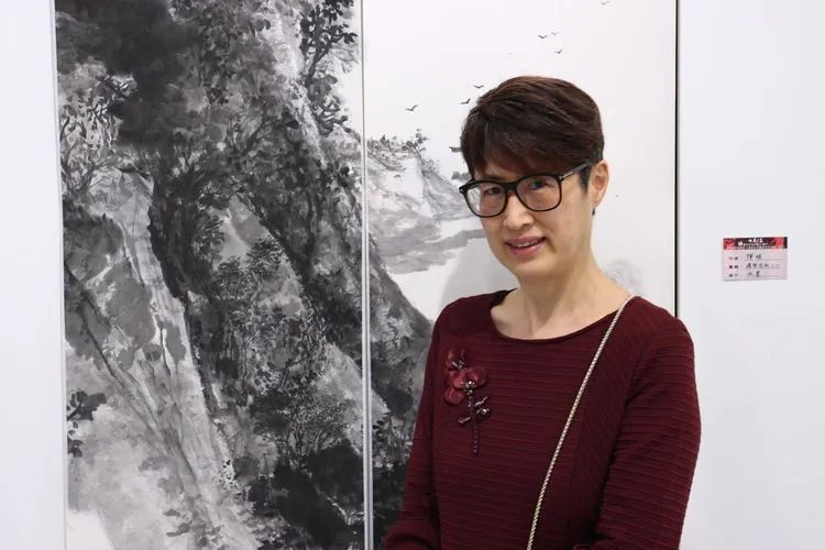 仁山智水山水画,仁山智水书法作品