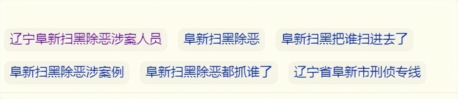 阜新市有多少黑恶势力组织和团伙？扫黑把谁扫进去了？