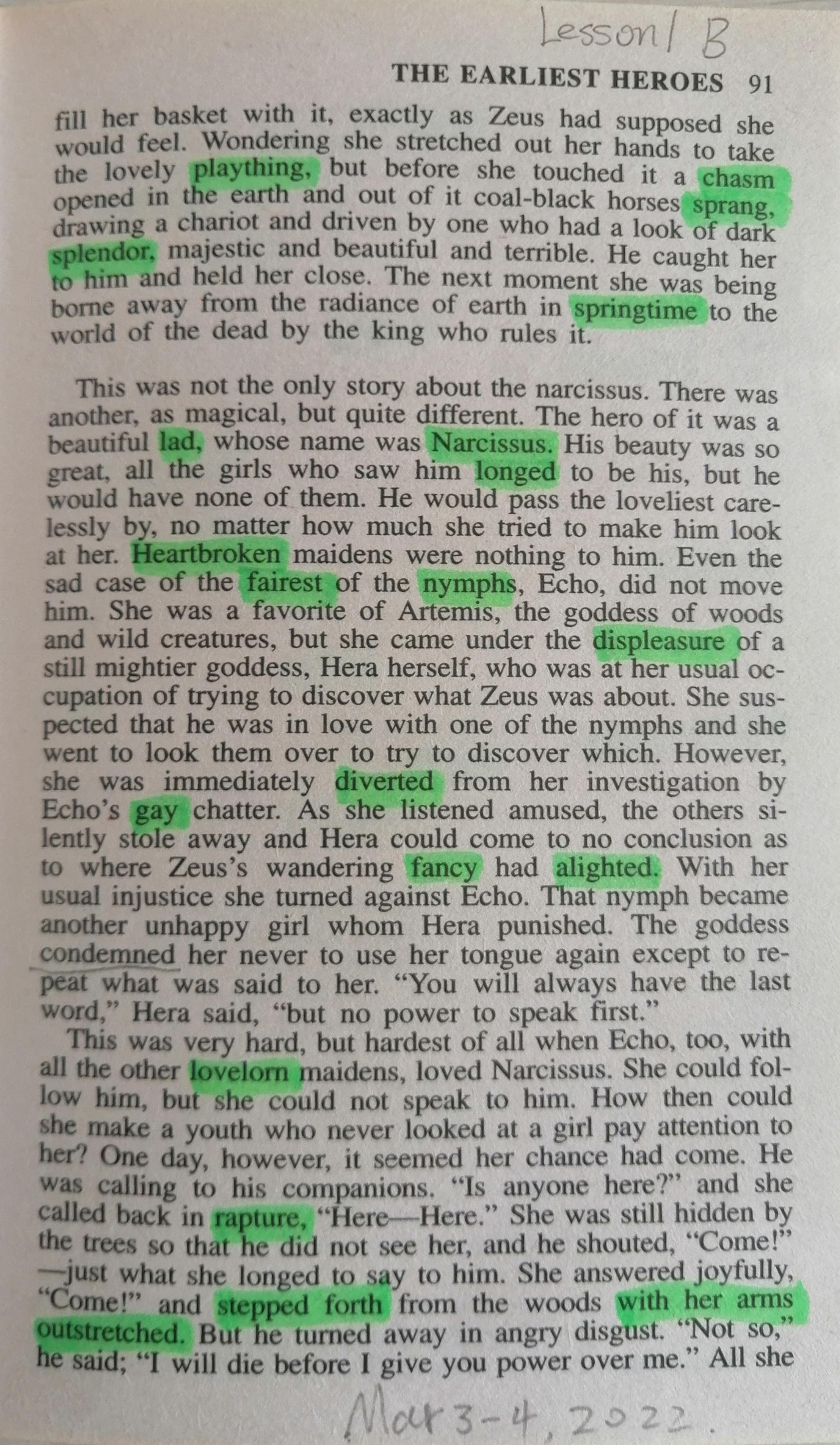 希腊神话阅读课教学反思,希腊神话narcissus的故事