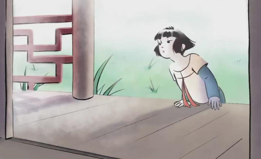 水墨风动漫女生图片,水墨风动漫女图文