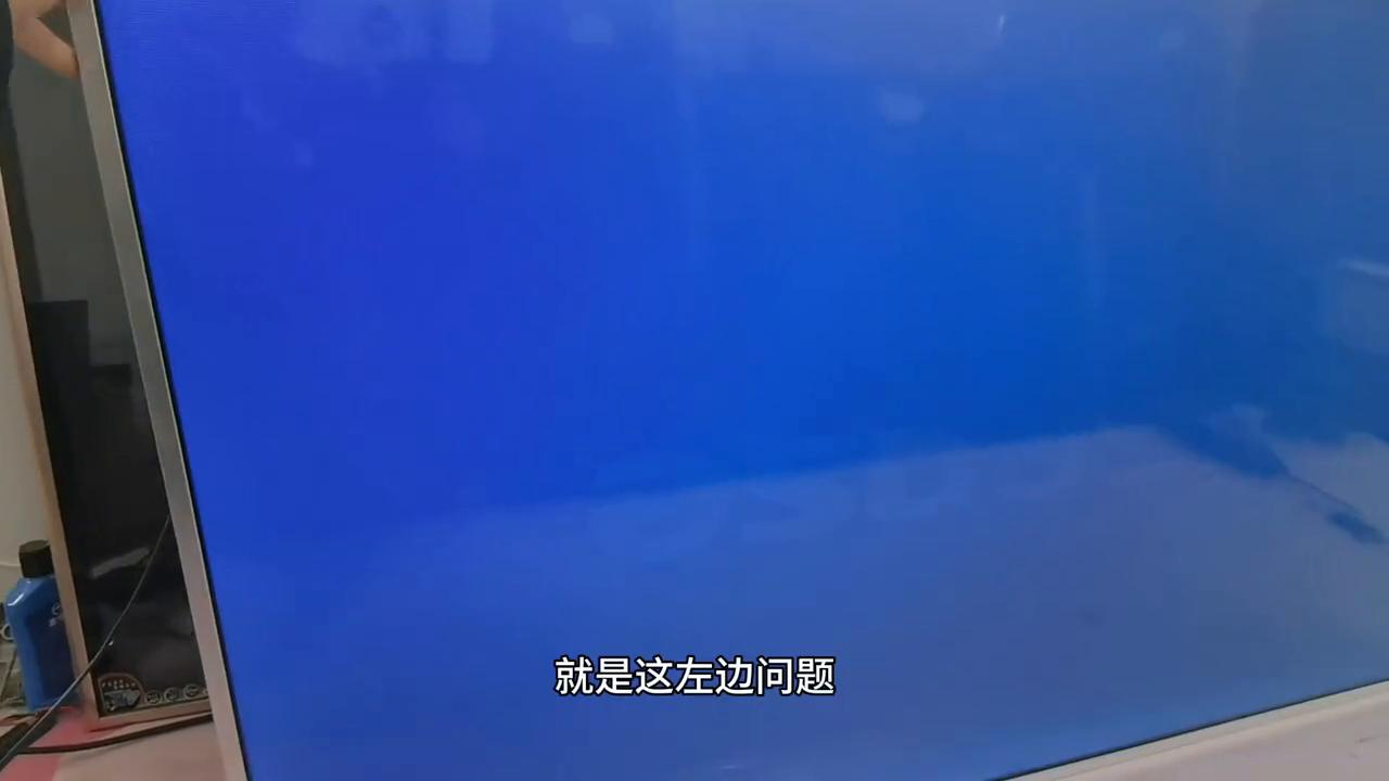 16y三星屏边条排线连接在一起无法点半边。只有随机割了