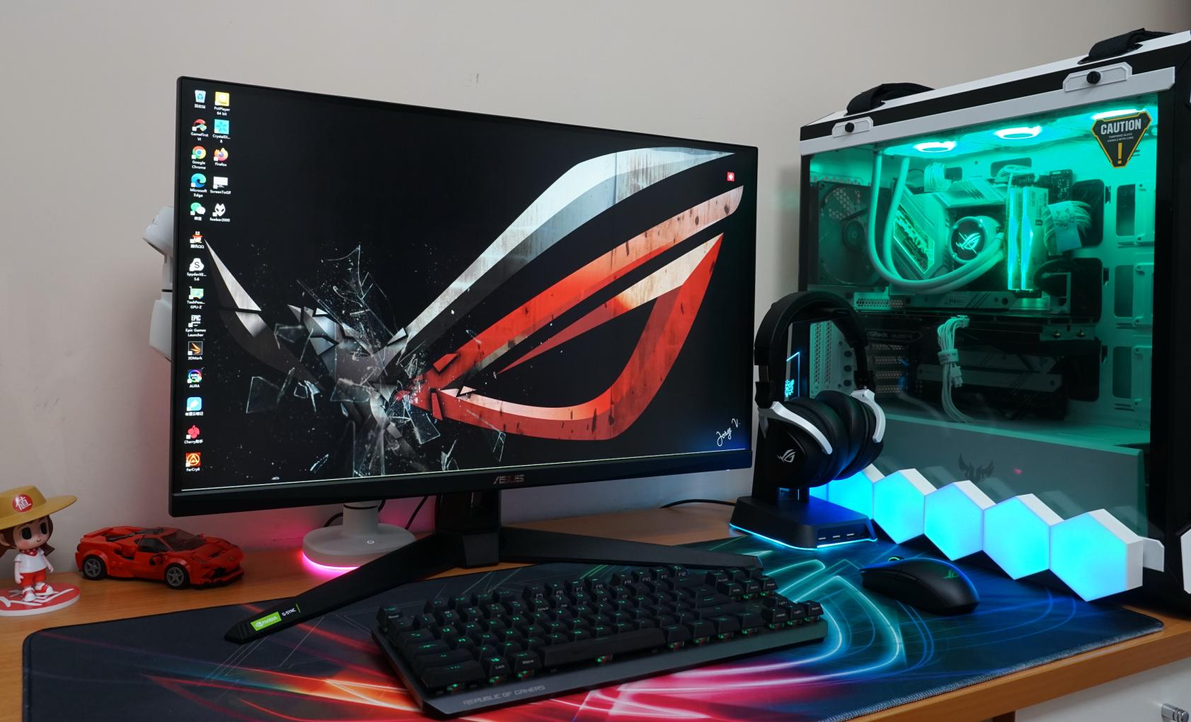 华硕tuf显示器vg27aq3a开箱,华硕显示器vg27aq3a最强画质