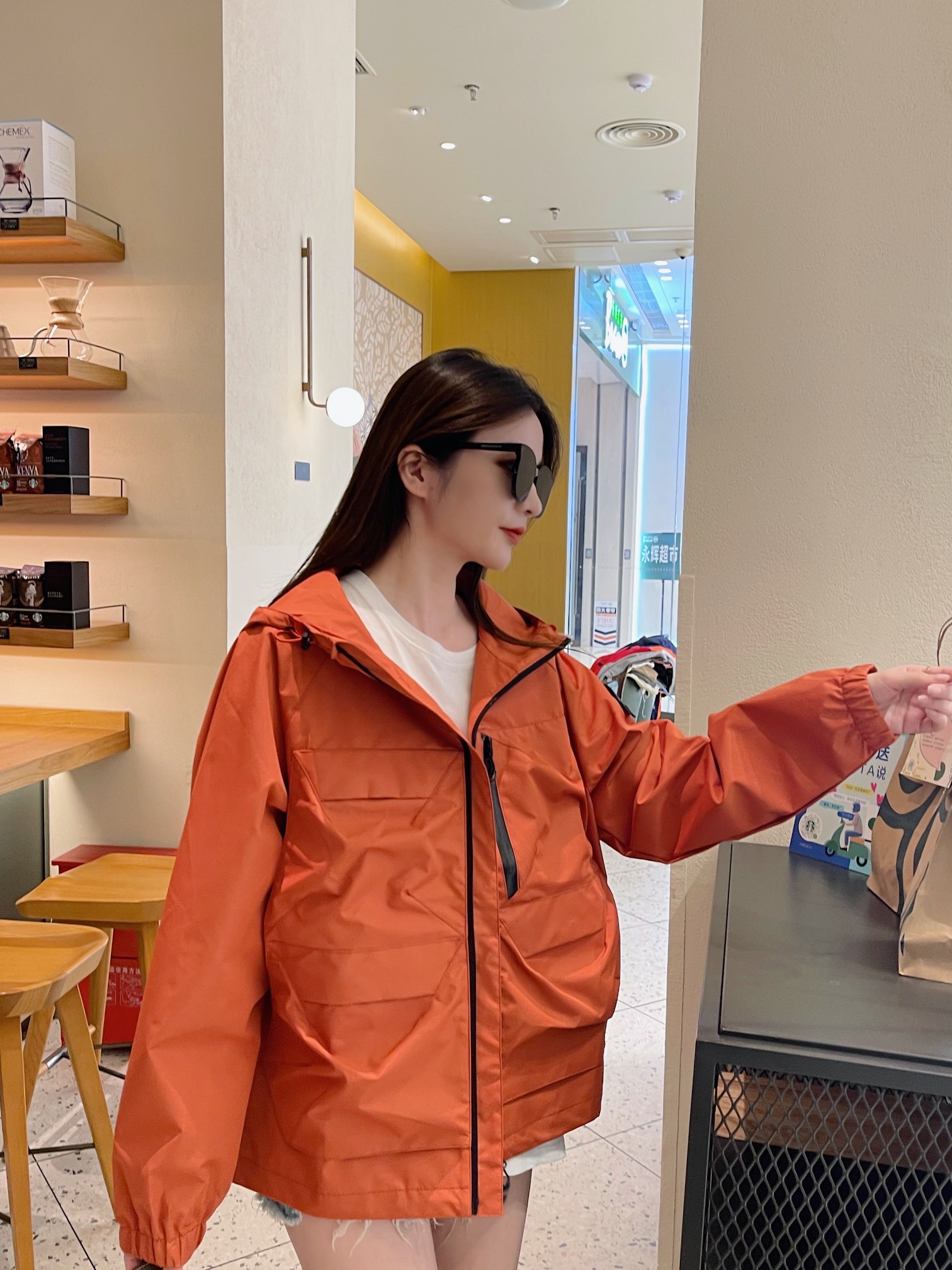 潮牌stone石头岛斜拉链冲锋衣外套,石头岛冲锋衣斜拉链款官网价格