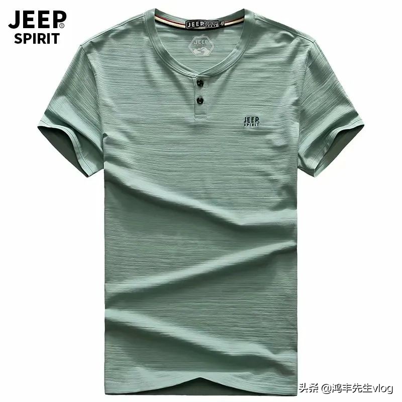 jeep短袖t恤专卖店男装翻领,jeep短袖t恤男纯棉官方正品