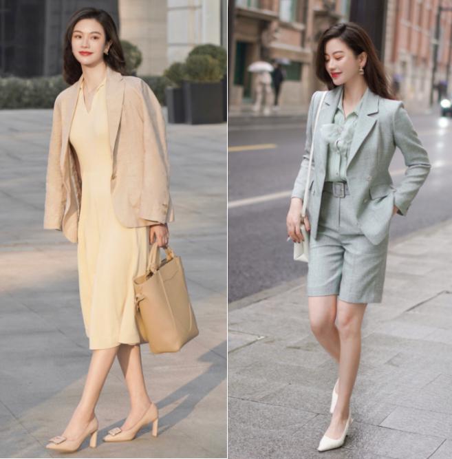 2022春季最流行的西装穿搭,多款小西装穿搭总有一款适合你的