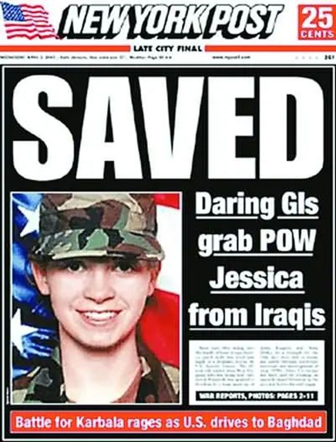 2003年，美国19岁女兵在伊拉克被俘遭受虐待，获救后美国奖励50万