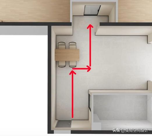 刀把型户型怎么改成三房,3居刀把户型改造装修案例