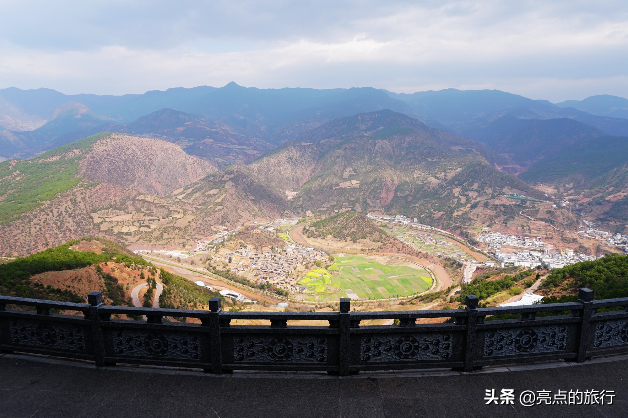 云龙县诺邓太极图景观,云南大理云龙县太极图