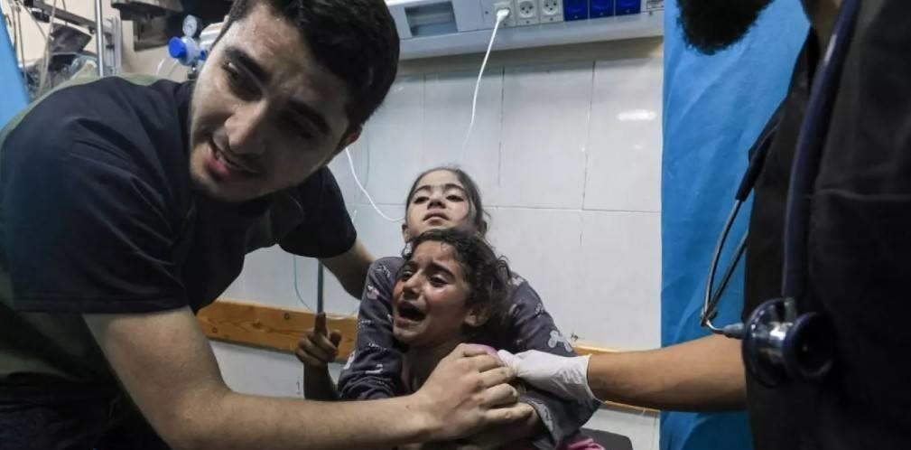 加沙基督教医院遇袭,加沙医院被炸拜登在途中发布声明